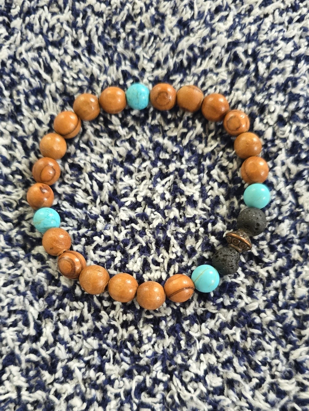 Lot of 6 Beaded Stretch Bracelets